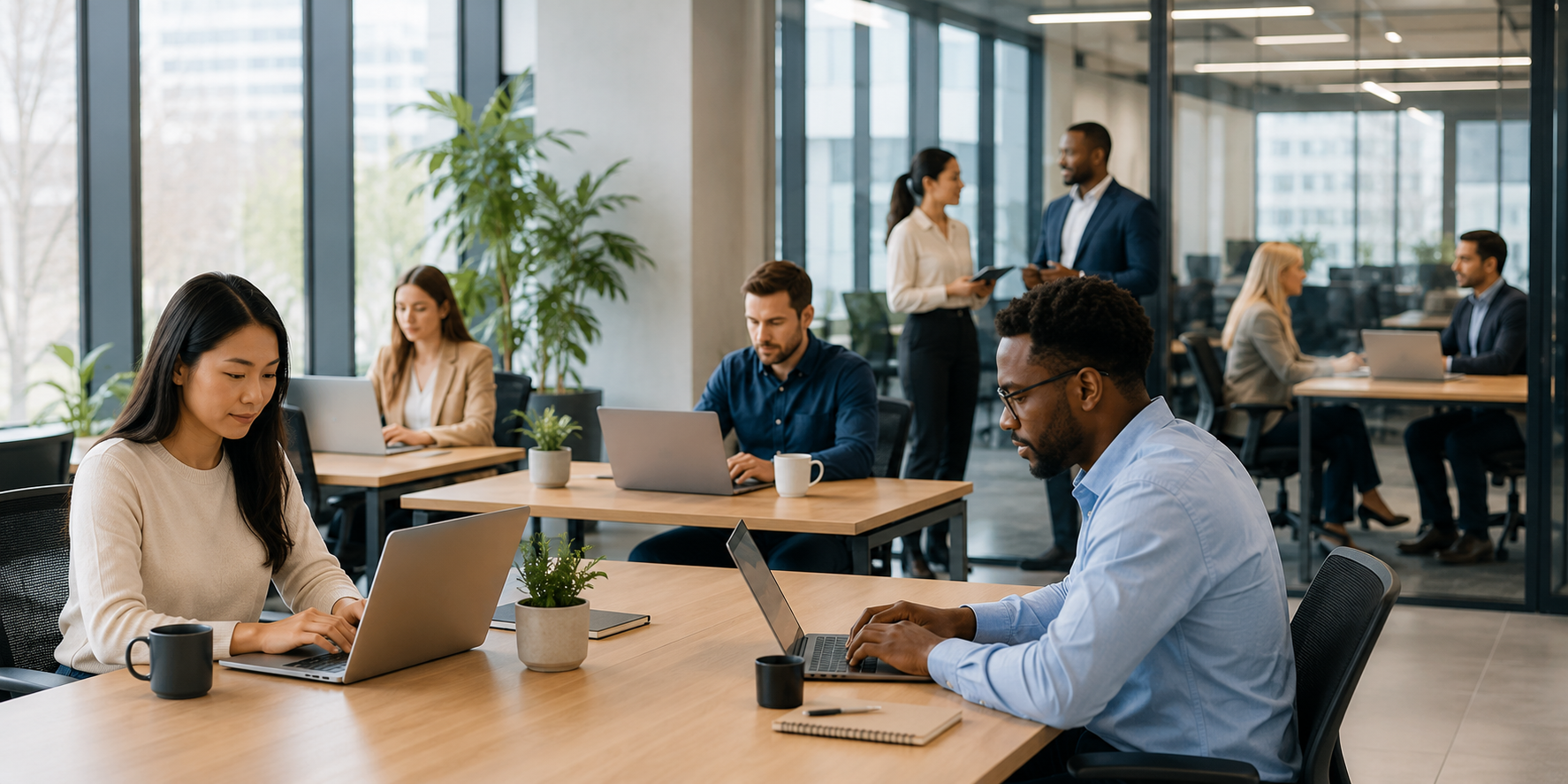 Business insurance types including general liability, E&O, BOP, and workers comp